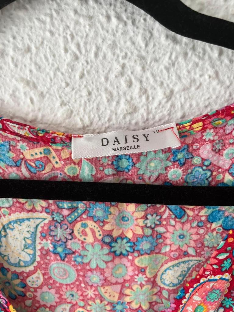 Robe Daisy Marseille imprimé psychédélique foisonnant - taille unique - B-260411-4498