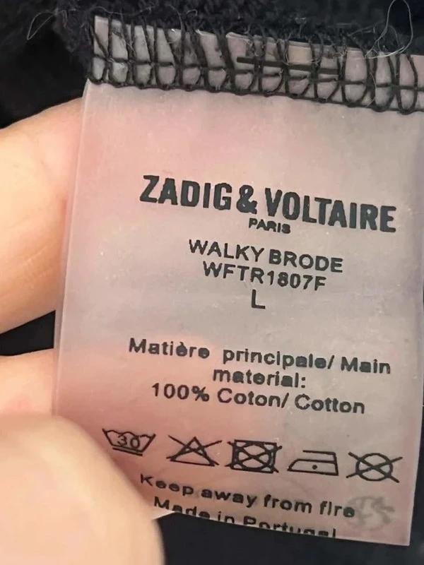 Sweat Zadig & Voltaire Walky brodé noir – Taille 38