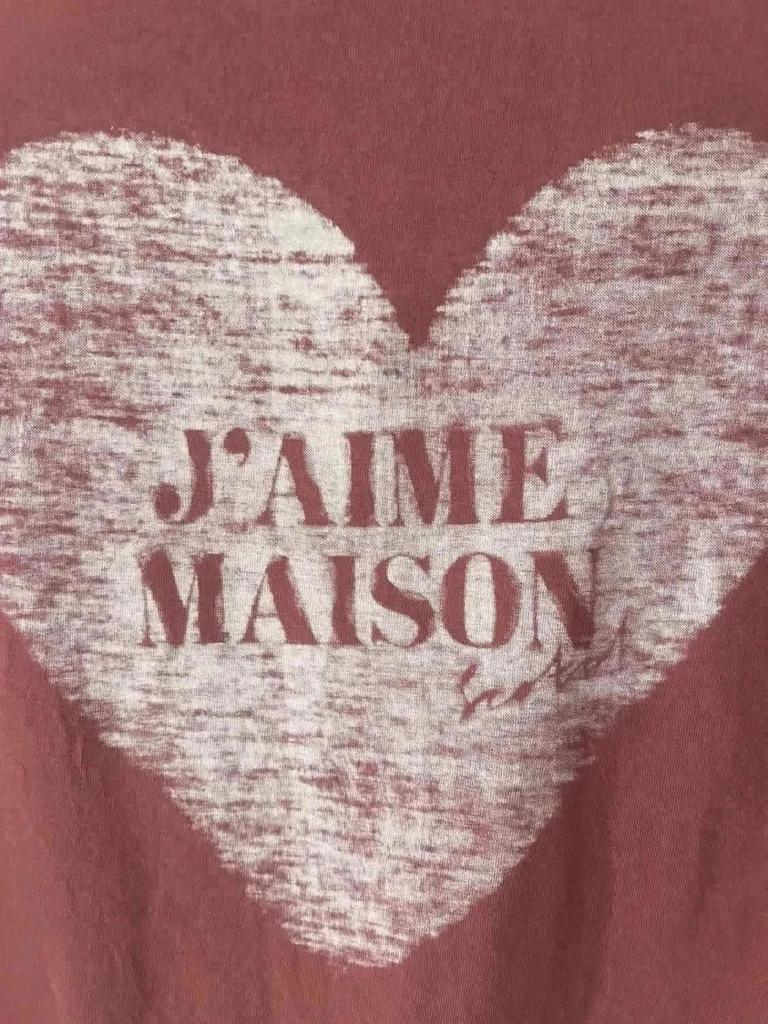T-shirt rouge terre cuite Maison Scotch – Taille 3 -b-241103-3493