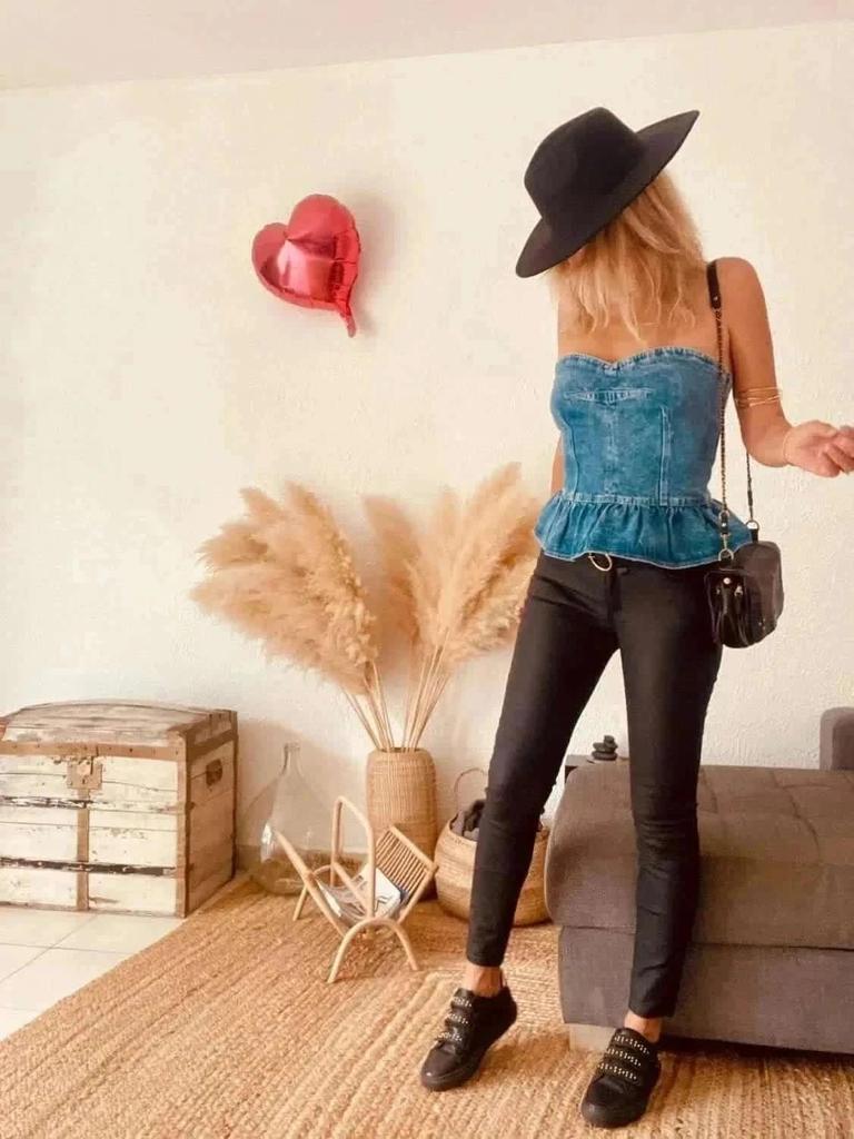 Top bustier denim Isabel Marant Étoile – Taille 40