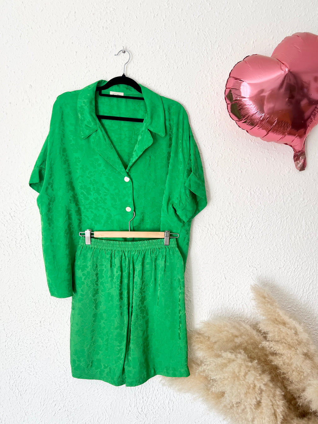 Ensemble chemise et short vert American Vintage – Taille S (36/38)