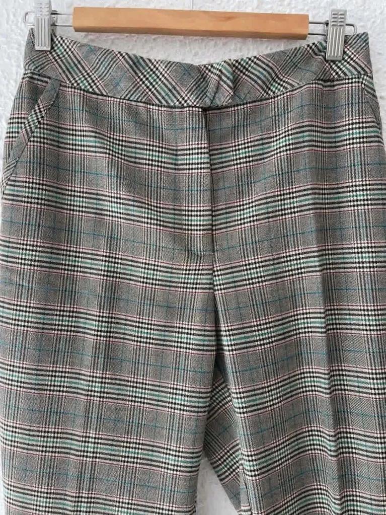 Pantalon tailleur à carreaux Mango – Taille 38