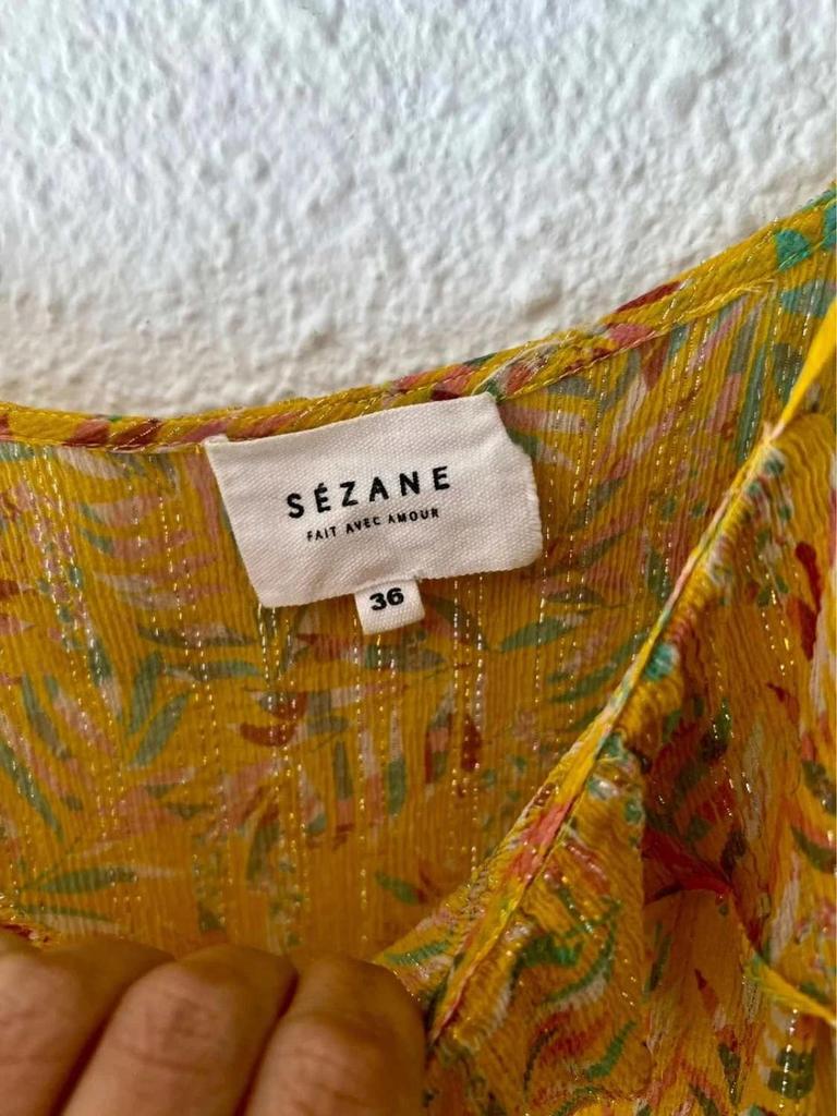 Top Sézane imprimé - Taille 36- B-260202-4338