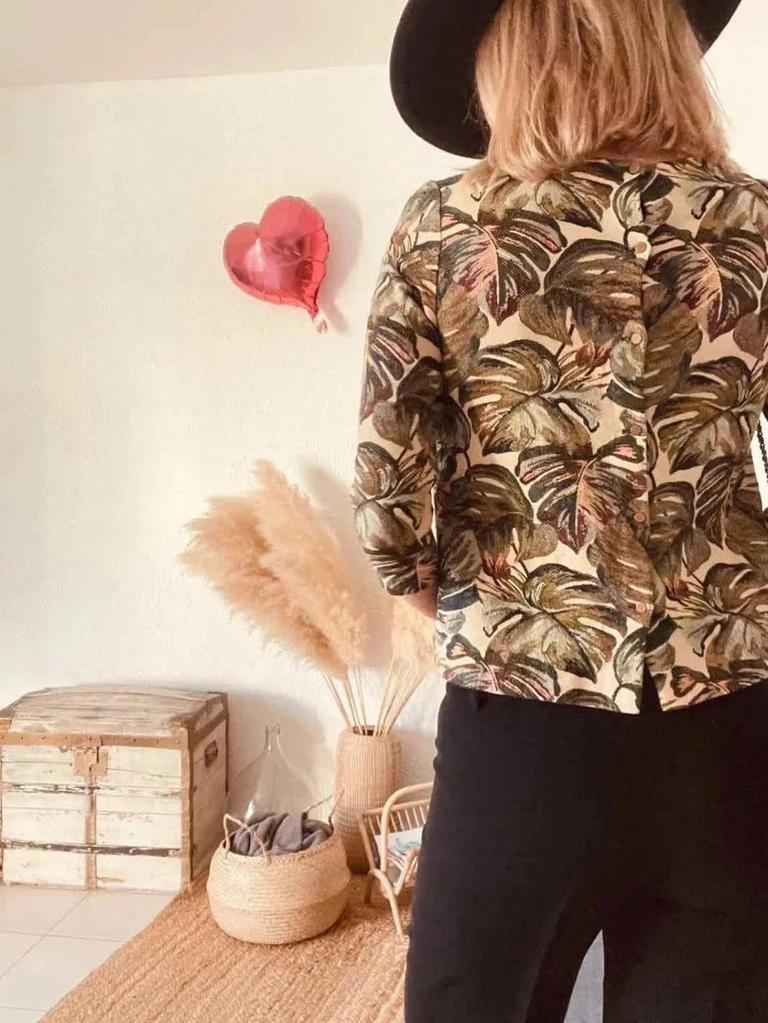 Haut Sézane imprimé feuillage – Taille 36 - B-260116-4343