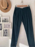 Pantalon en laine chic à carreaux Acoté Cotelac - Taille 36 -b-230114-1764