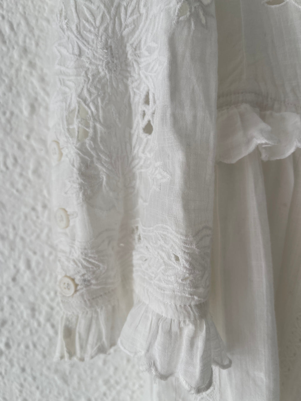 Robe broderie anglaise bohème écru Zadig & Voltaire
