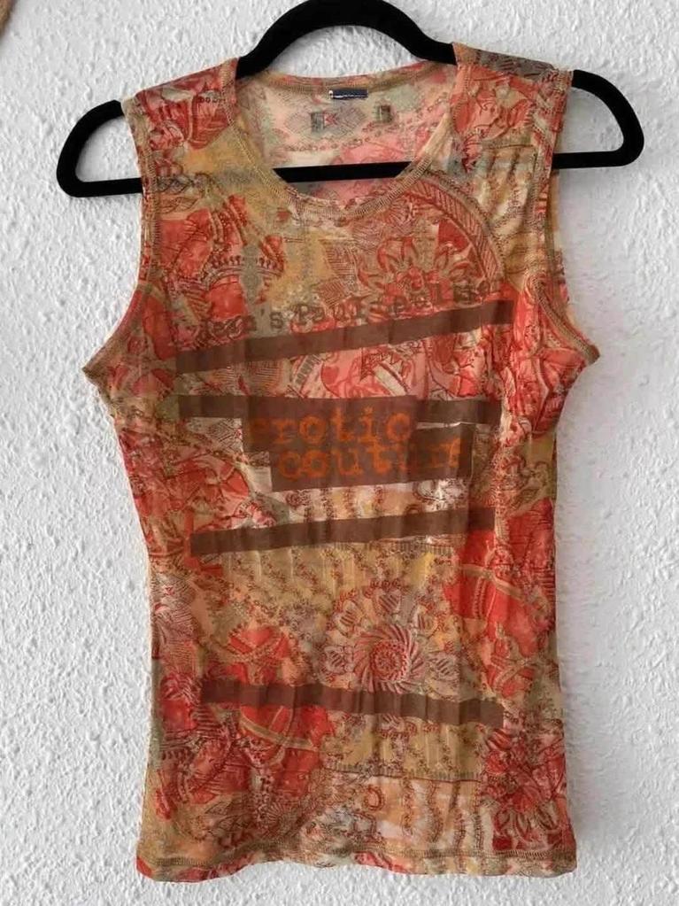 Débardeur mesh Jean Paul Gaultier – Taille L It 40 -b-251022-4336