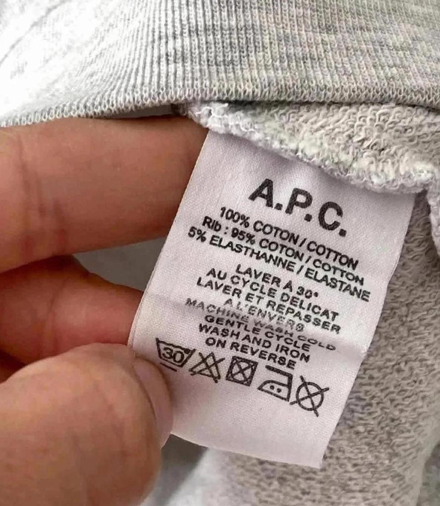Sweat gris imprimé voilier A.p.c – Taille S