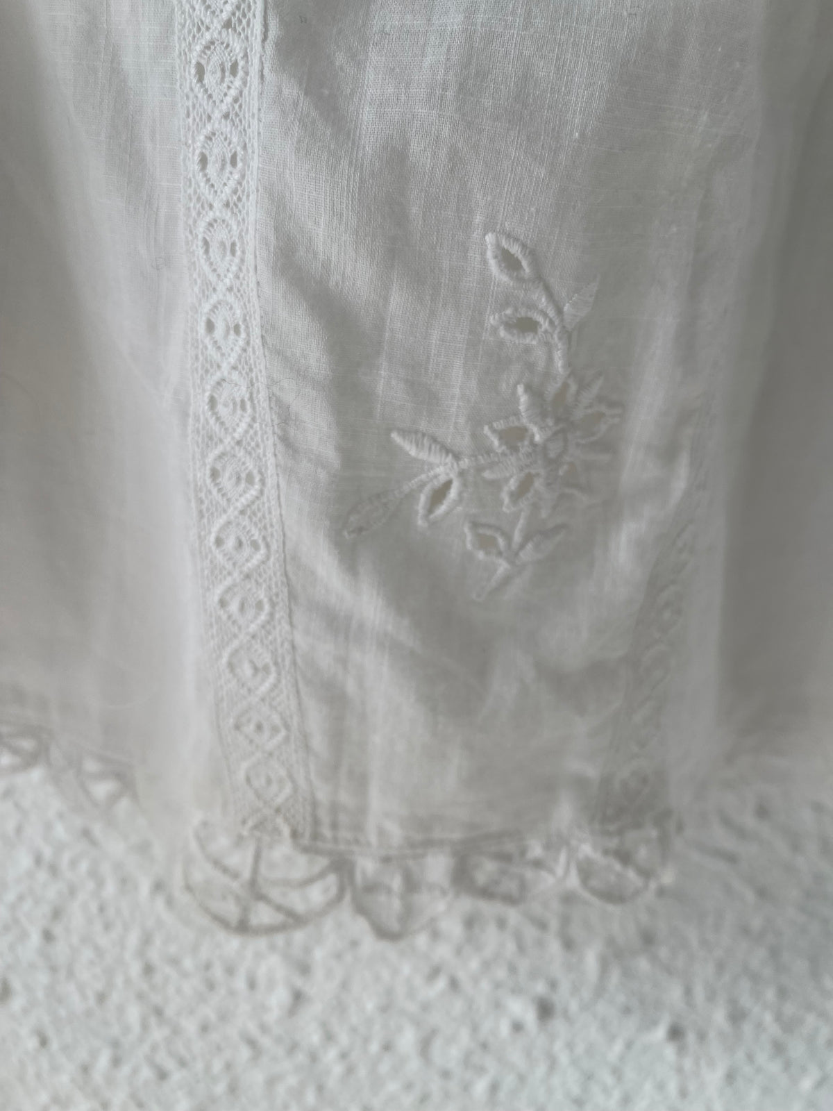 Robe broderie anglaise bohème écru Zadig & Voltaire