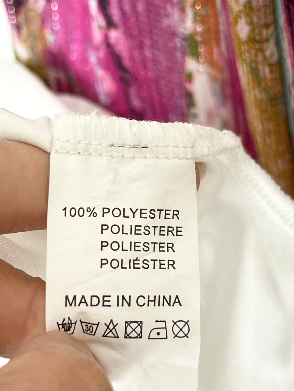 Robe mi-longue découpes bohème multicolore Lilie Rose – Taille M/L