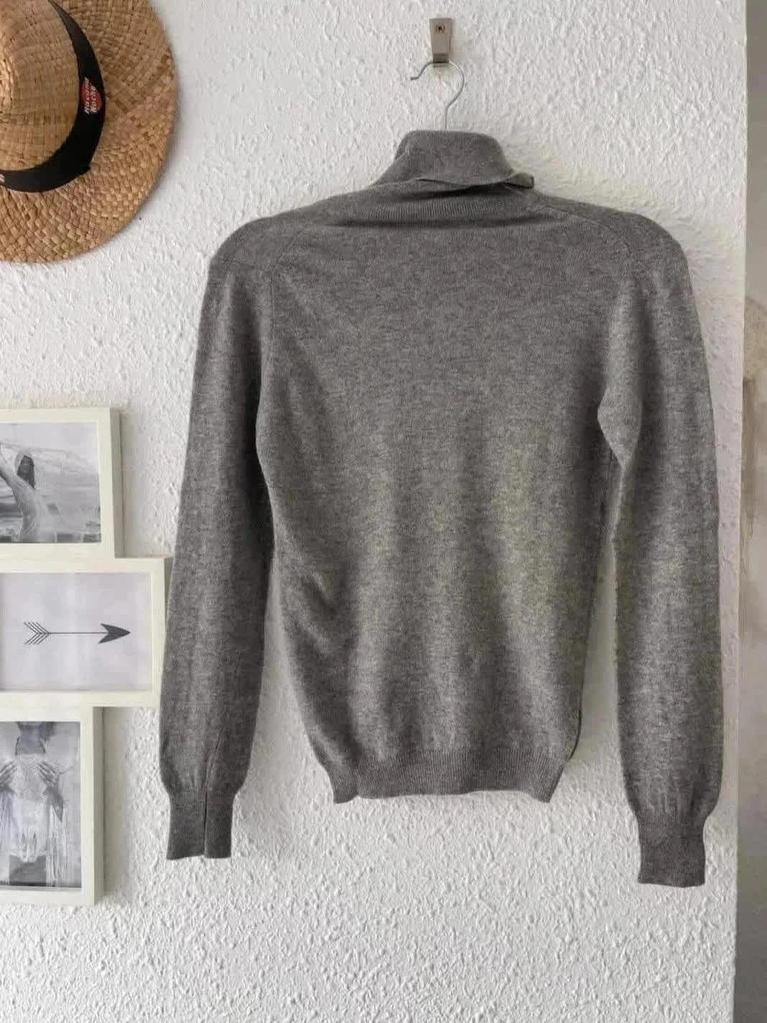 Pull col roulé cachemire gris – Antoine Pérès Paris – Taille 34/36 -b-250926-4217