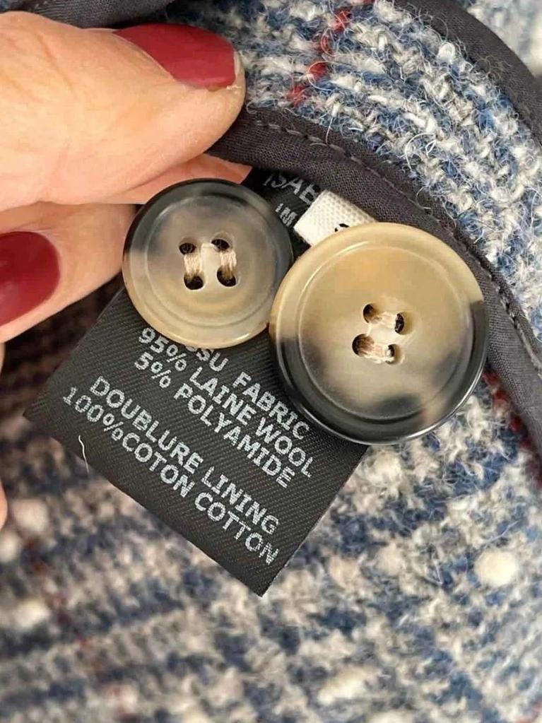 Veste tweed Isabel Marant Étoile Bleu/gris - Taille 36