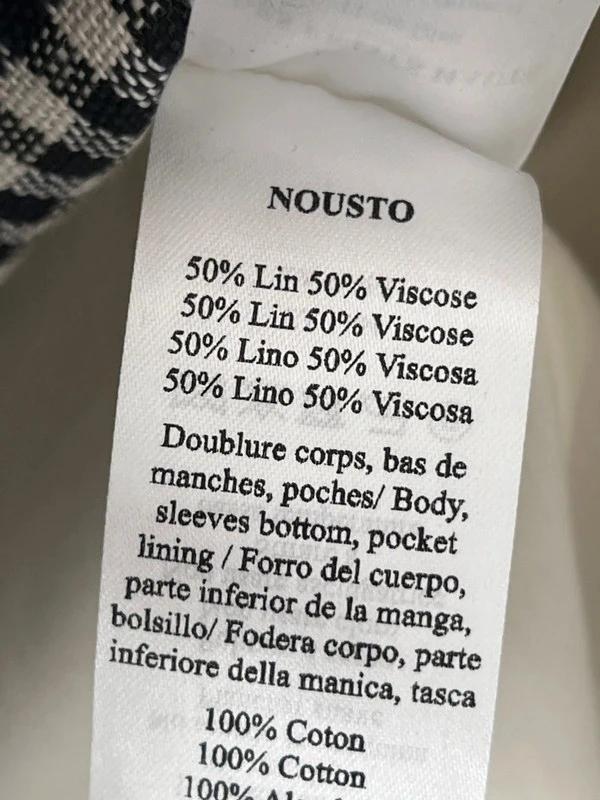 Des Petits Hauts – Blazer Oversize Nousto à Carreaux Vichy – T3