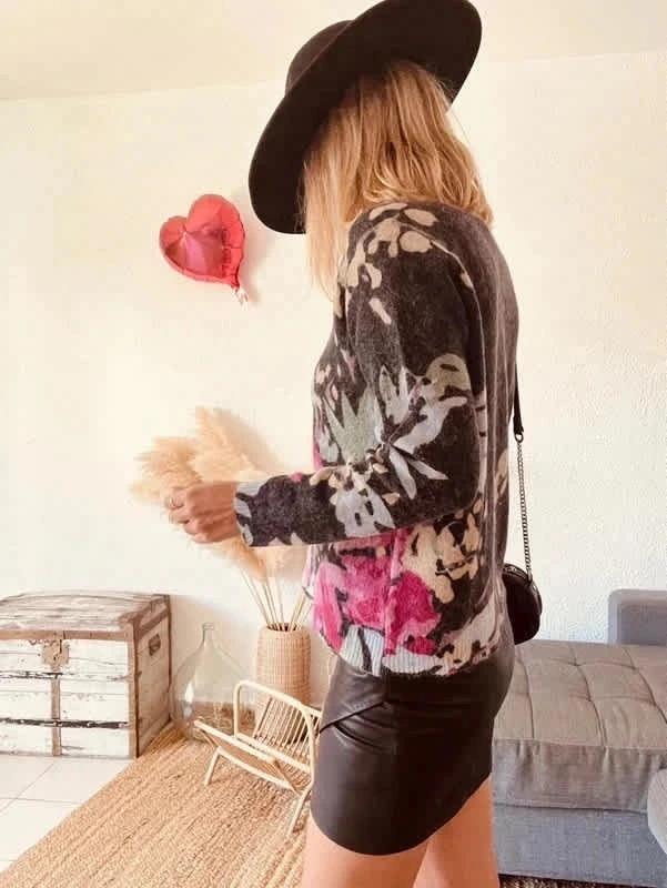 Pull Gerard Darel imprimé – Taille 36/38 - B-260411-4417