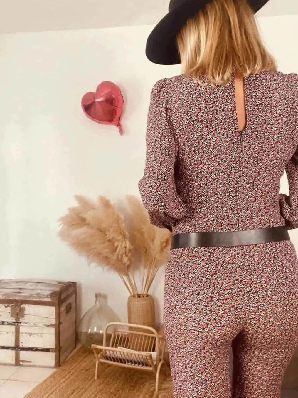 Combinaison fleurie Rouje - Taille 38