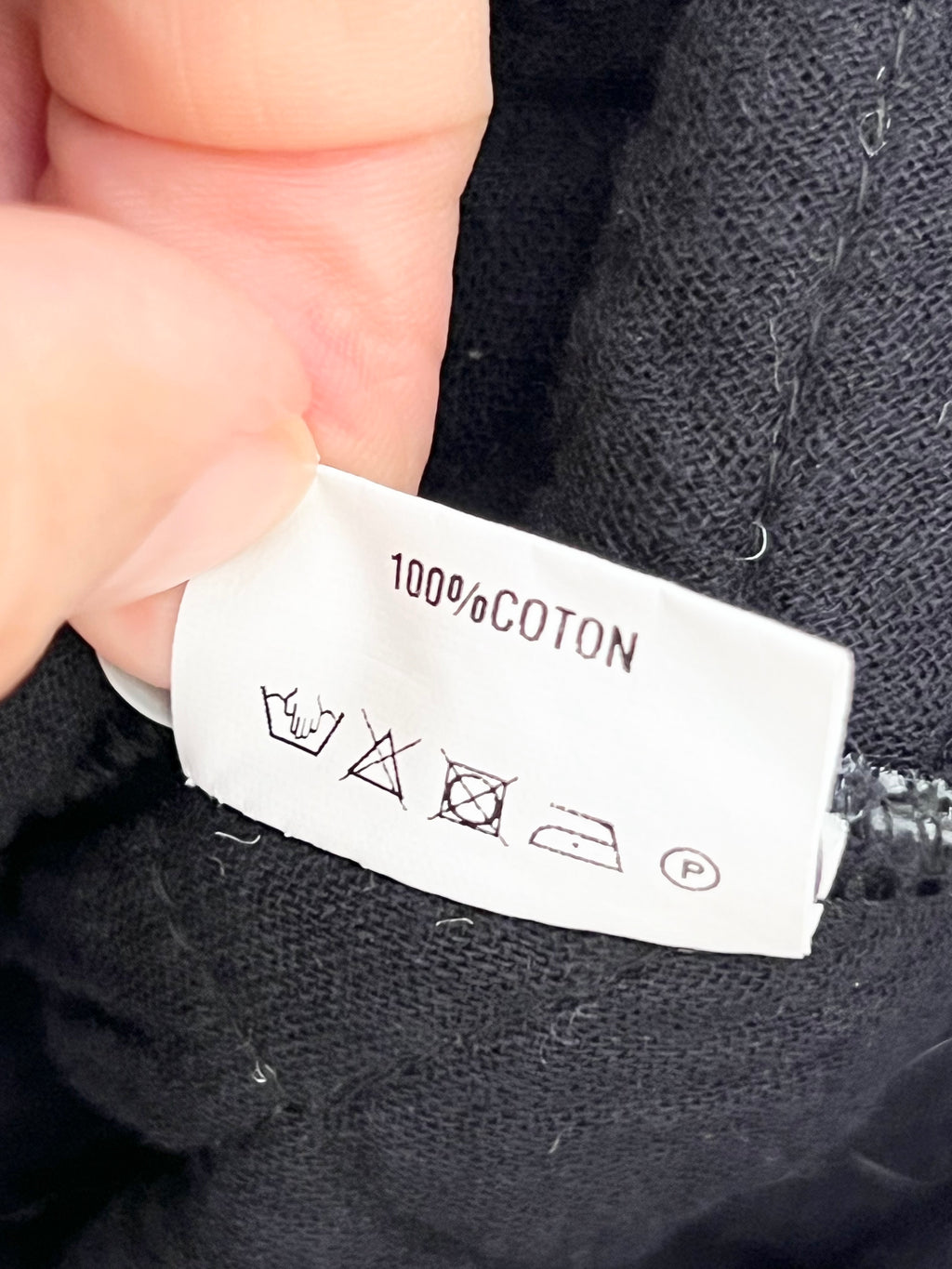 Veste matelassée col V noire seven/august – Taille S