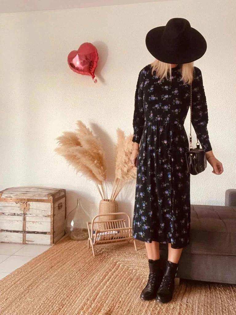 Robe Sandro Paris imprimée – Taille 36 -b-260123-4352