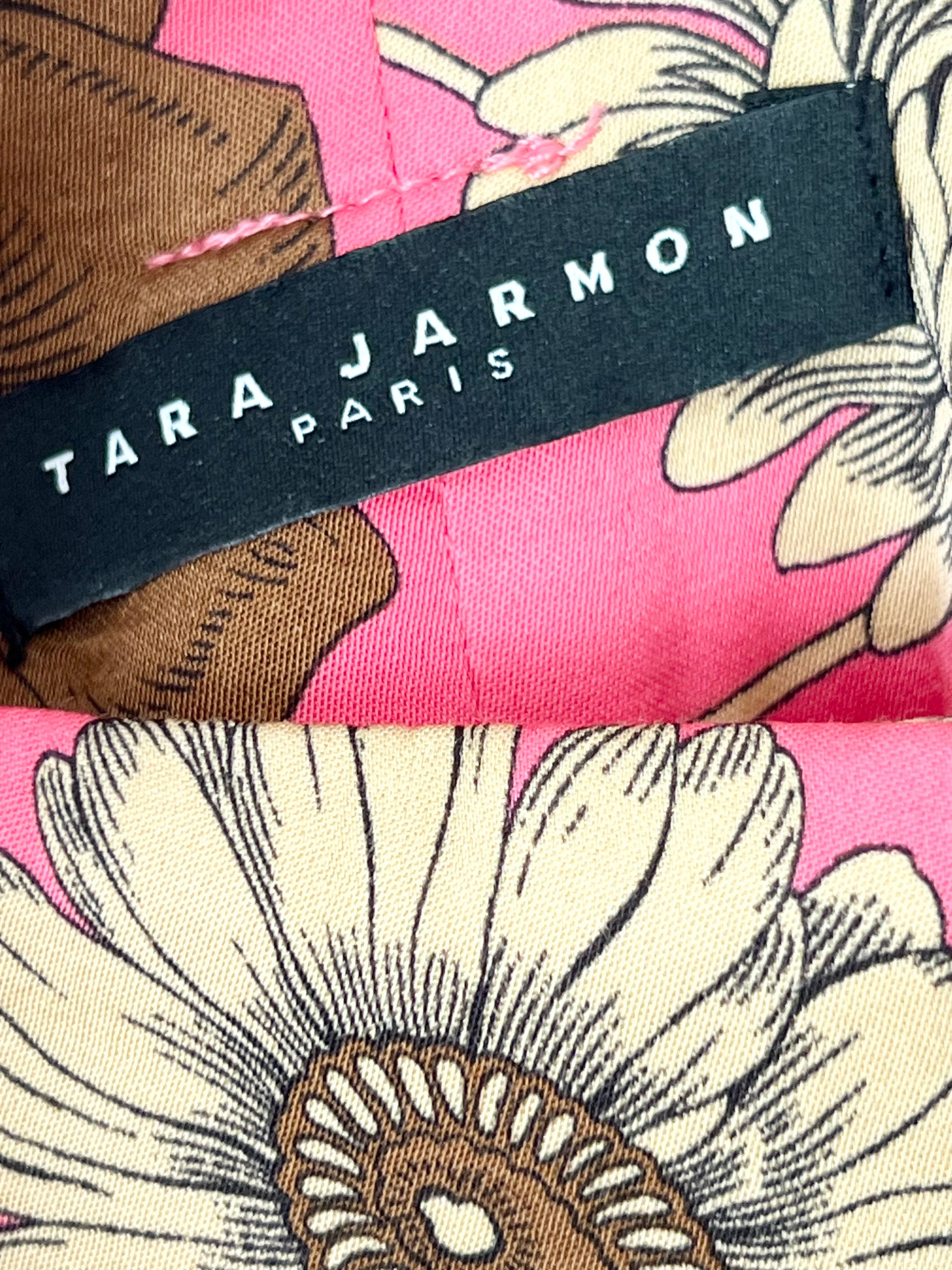 Pantalon fleuri large rose Tara Jarmon – Taille 38