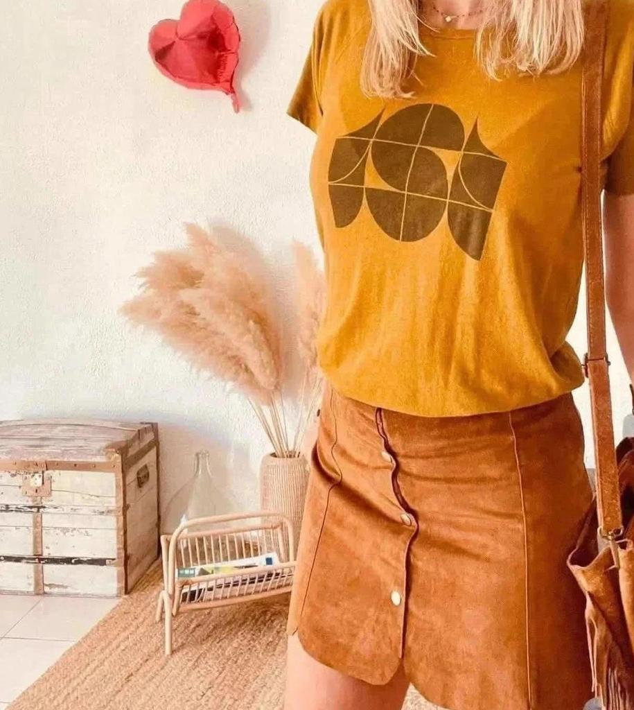 Jupe neuve en cuir véritable Mango, taille 36