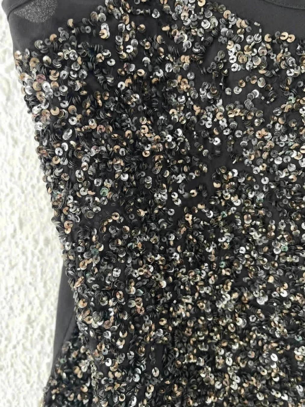 Top bustier à sequins Mango – Taille M - B-250427-3877