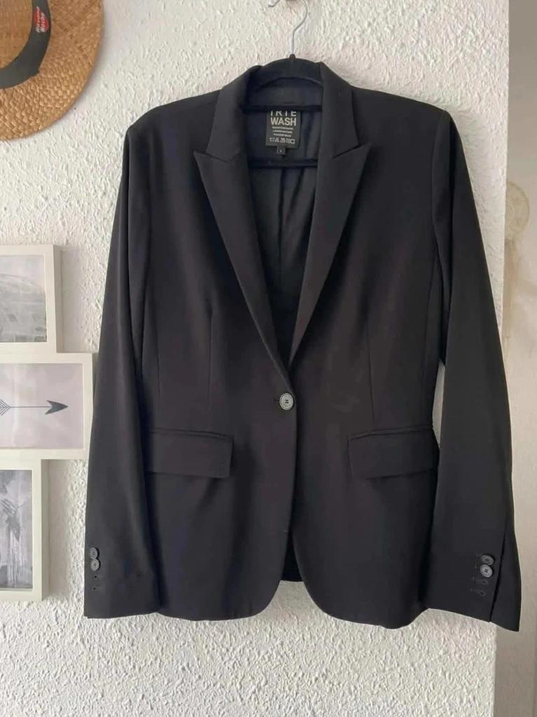 Veste blazer noire Irié Wash– Taille L – Coupe chic