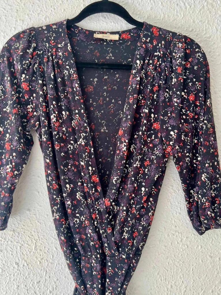 Robe Sessùn imprimée cache-cœur - Taille38/40 -b-260209-4340