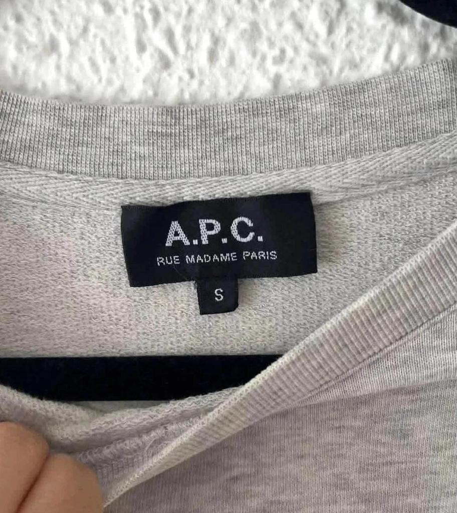 Sweat gris imprimé voilier A.p.c – Taille S