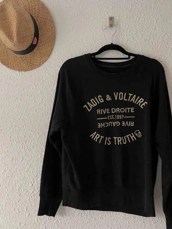Sweat Zadig & Voltaire Walky brodé noir – Taille 38
