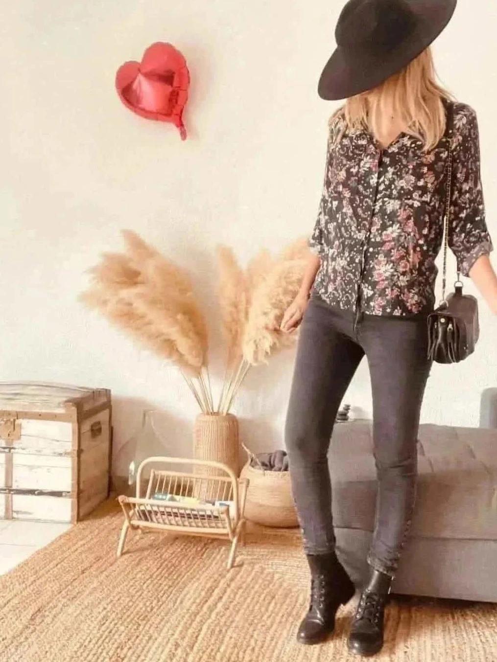 Chemise fluide fleurie Promod – Taille 36