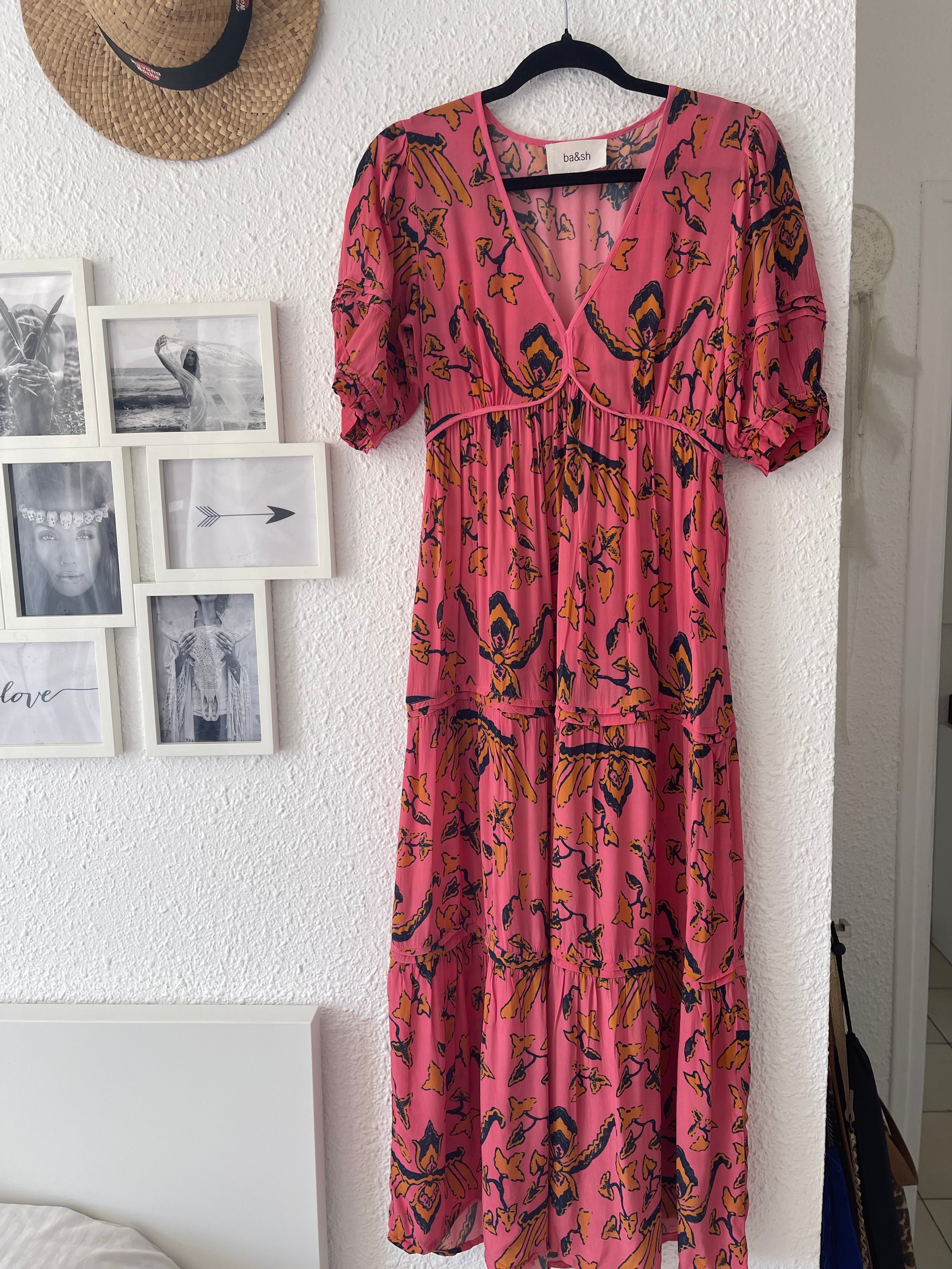 Robe fleurie bohème rose ba&sh – Taille 36