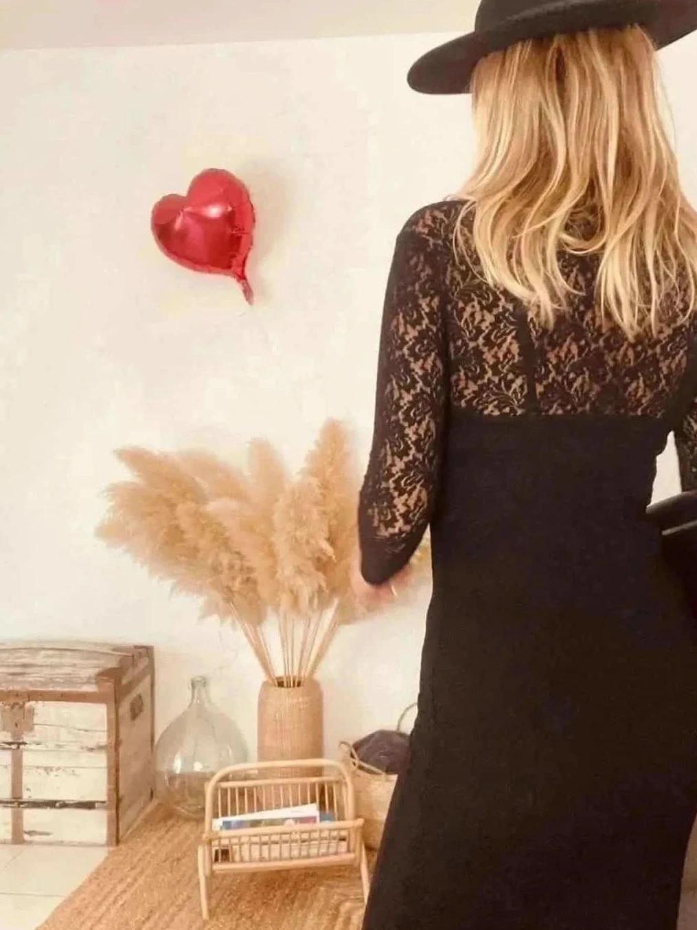 Robe longue noire Irie – Taille S - B-231001-2516