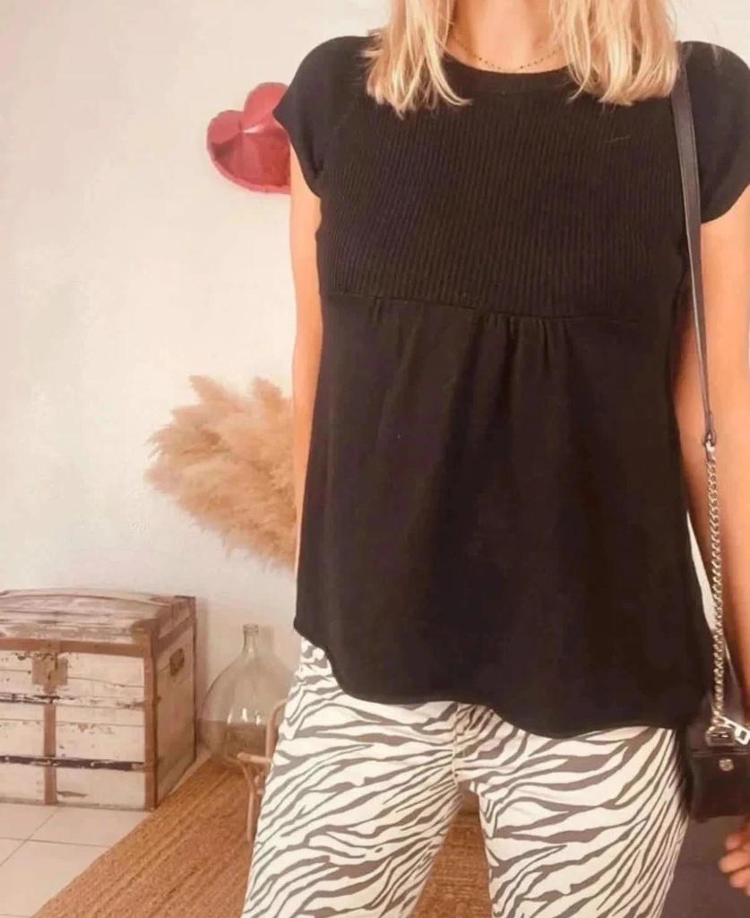 Pantalon Calzedonia zébré - Taille S- B-241208-3570