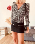 Isabel Marant Étoile - Blouse EDDY Noir et Blanc - Taille 36 (S)
