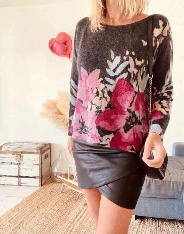 Pull Gerard Darel imprimé – Taille 36/38 - B-260411-4417