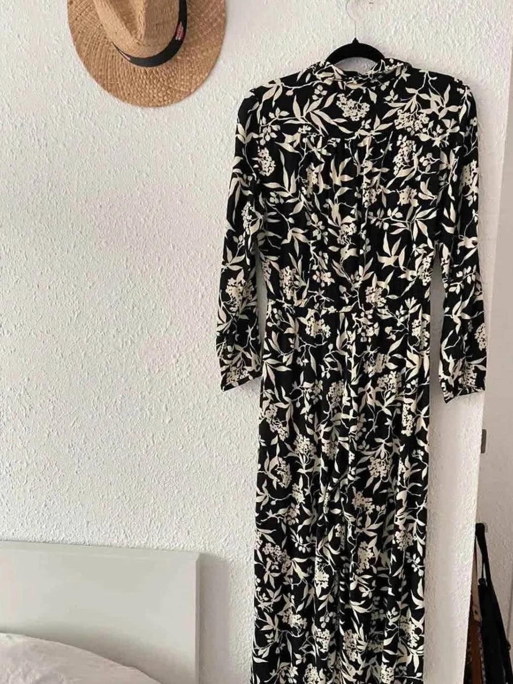 Combinaison ba&sh imprimée noir & écru – Taille 2 - 38