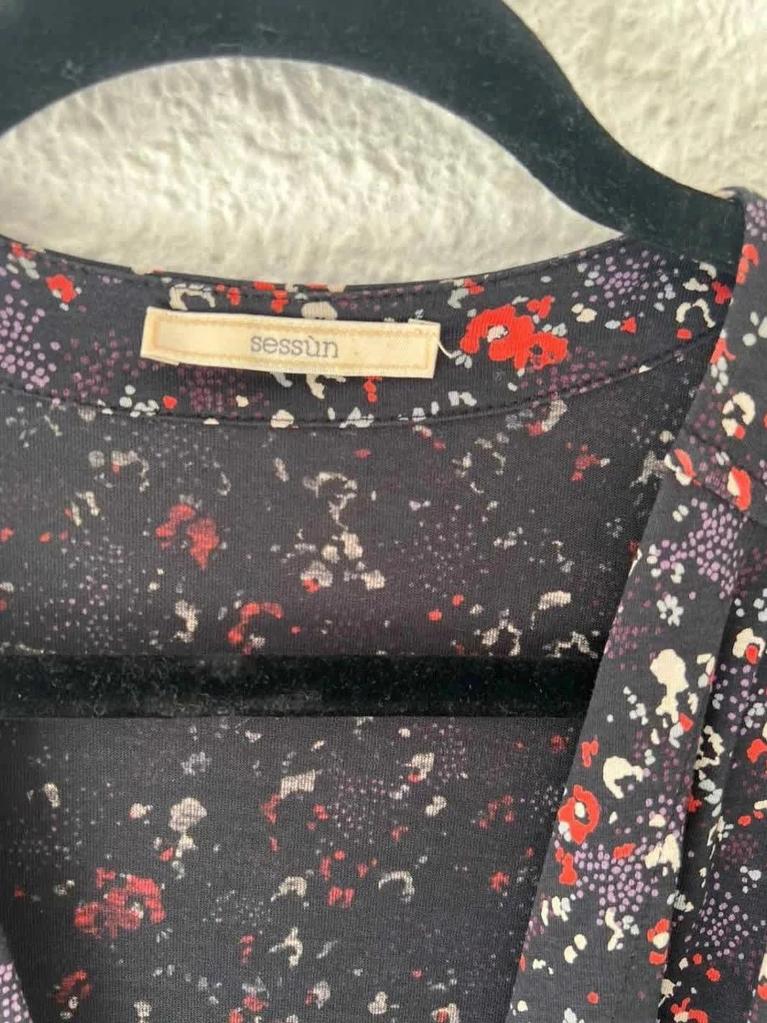 Robe Sessùn imprimée cache-cœur - Taille38/40 -b-260209-4340