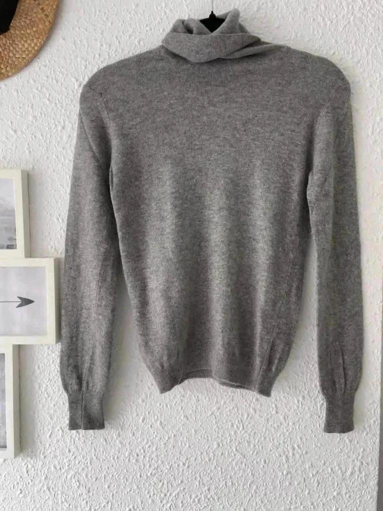 Pull col roulé cachemire gris – Antoine Pérès Paris – Taille 34/36 -b-250926-4217