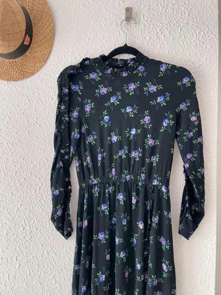 Robe Sandro Paris imprimée – Taille 36 -b-260123-4352