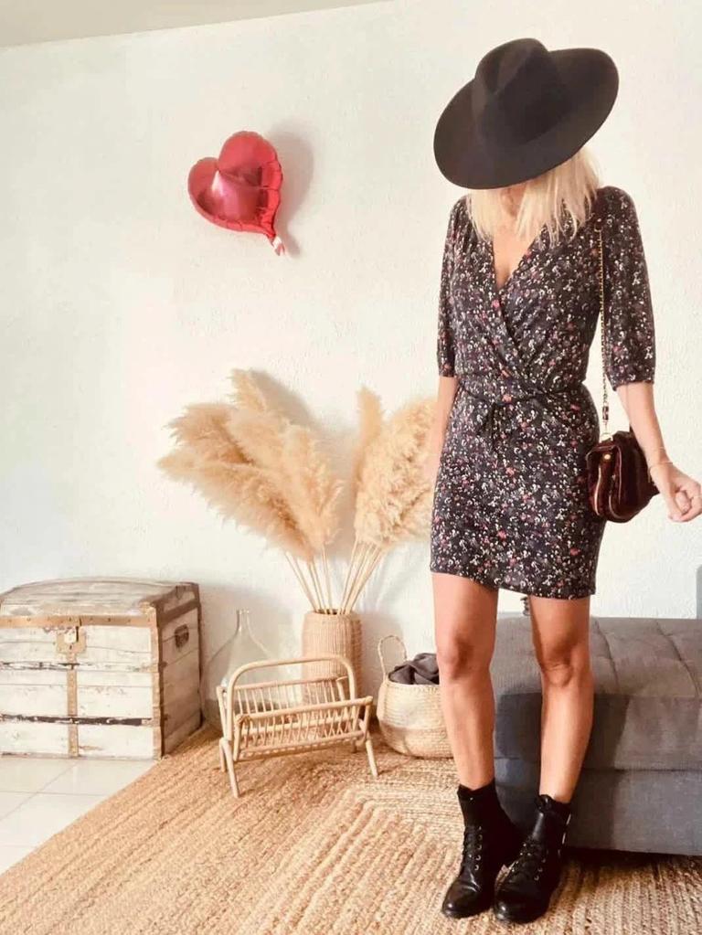 Robe Sessùn imprimée cache-cœur - Taille38/40 -b-260209-4340