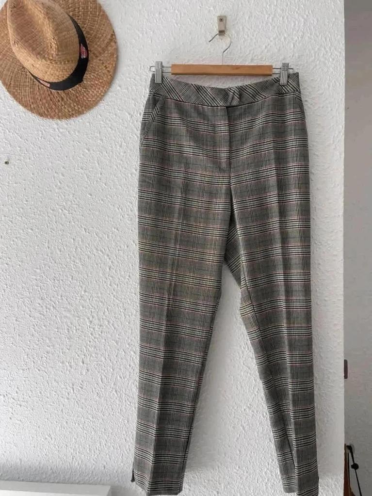 Pantalon tailleur à carreaux Mango – Taille 38