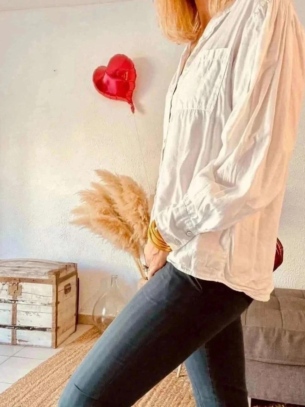 Pantalon en laine chic à carreaux Acoté Cotelac - Taille 36 -b-230114-1764