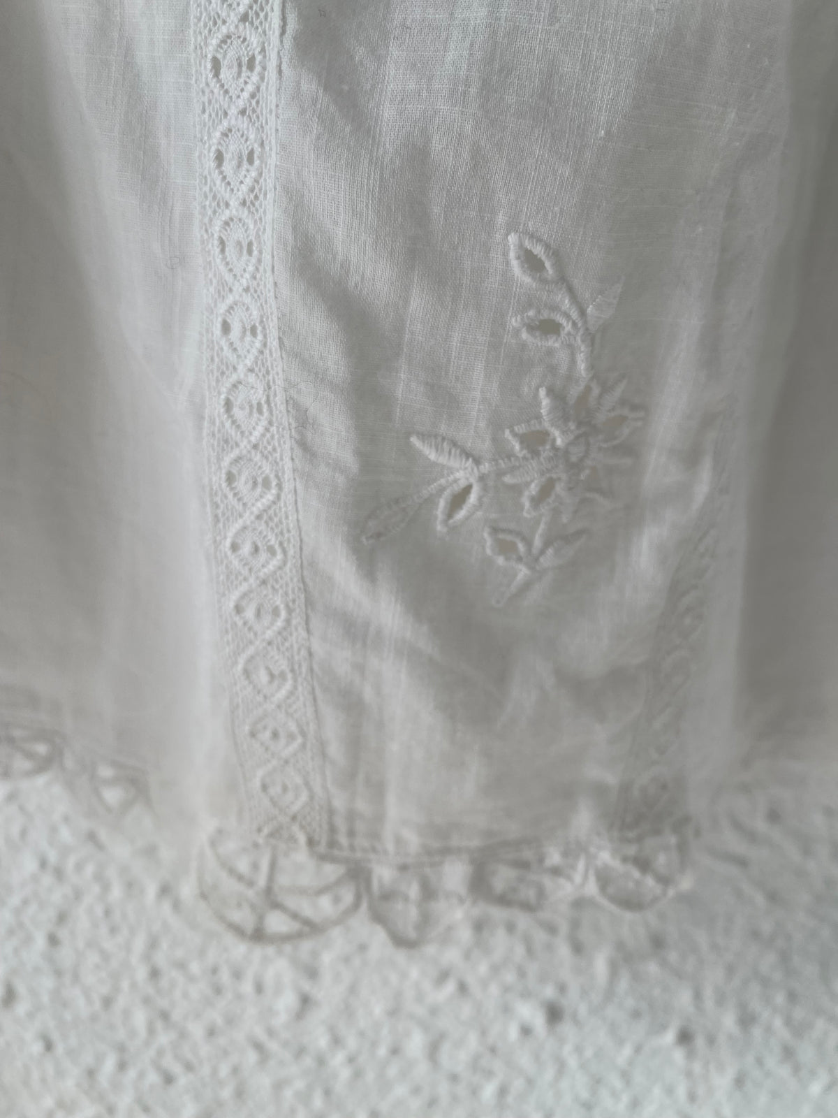 Robe broderie anglaise bohème écru Zadig & Voltaire