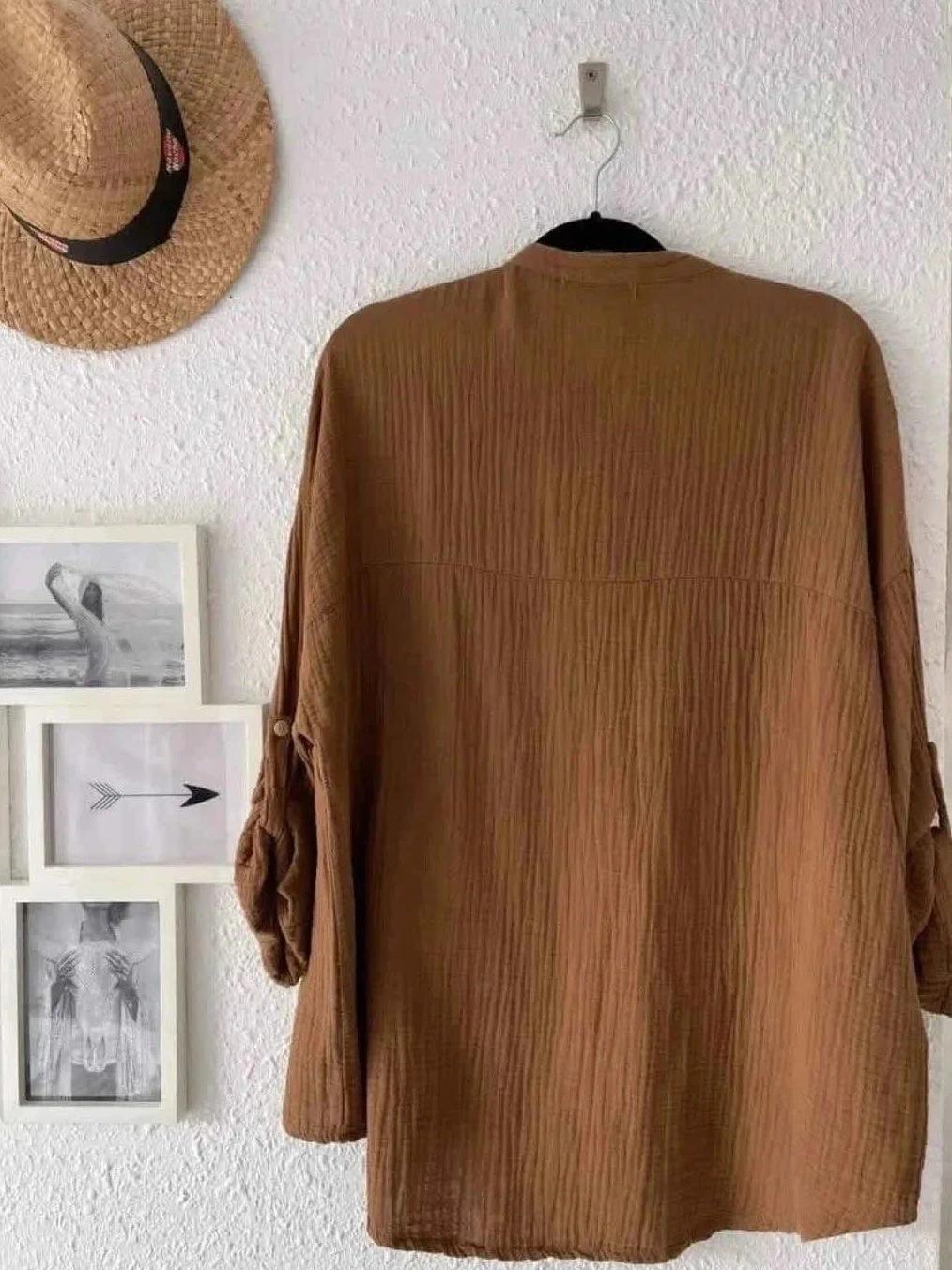 Chemise camel Made in Italy – TU