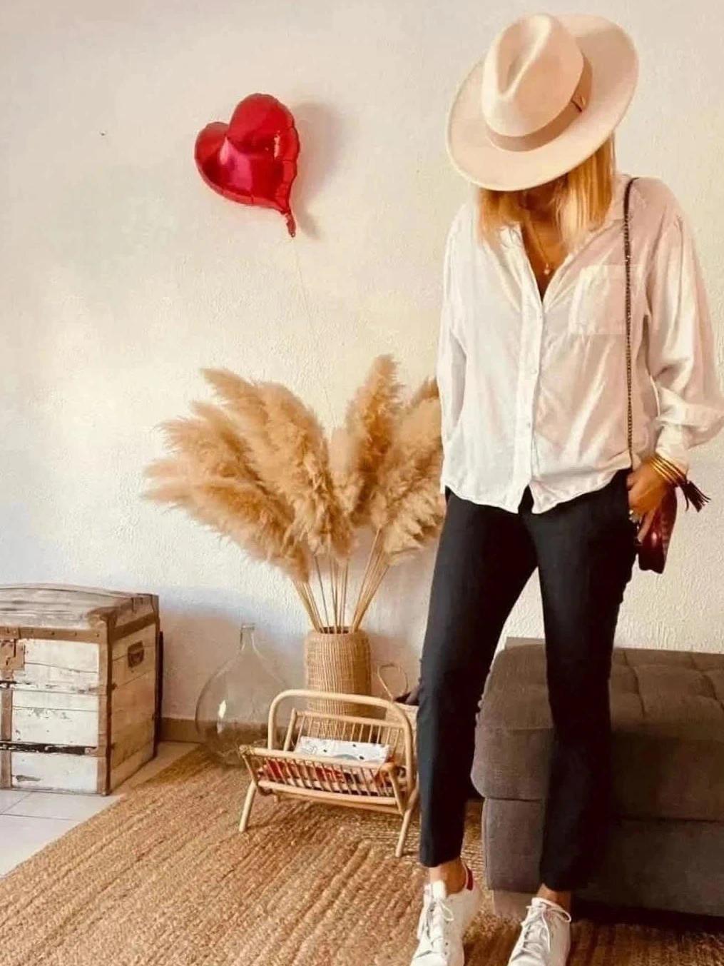 Pantalon en laine chic à carreaux Acoté Cotelac - Taille 36 -b-230114-1764