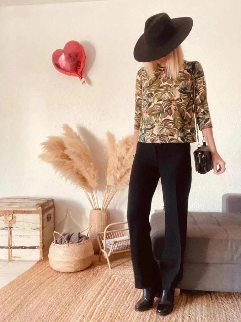 Haut Sézane imprimé feuillage – Taille 36 - B-260116-4343