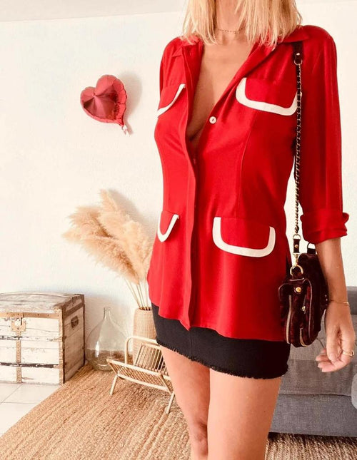 Chemise longue Loupy Paris - taille 38– 260405-4362