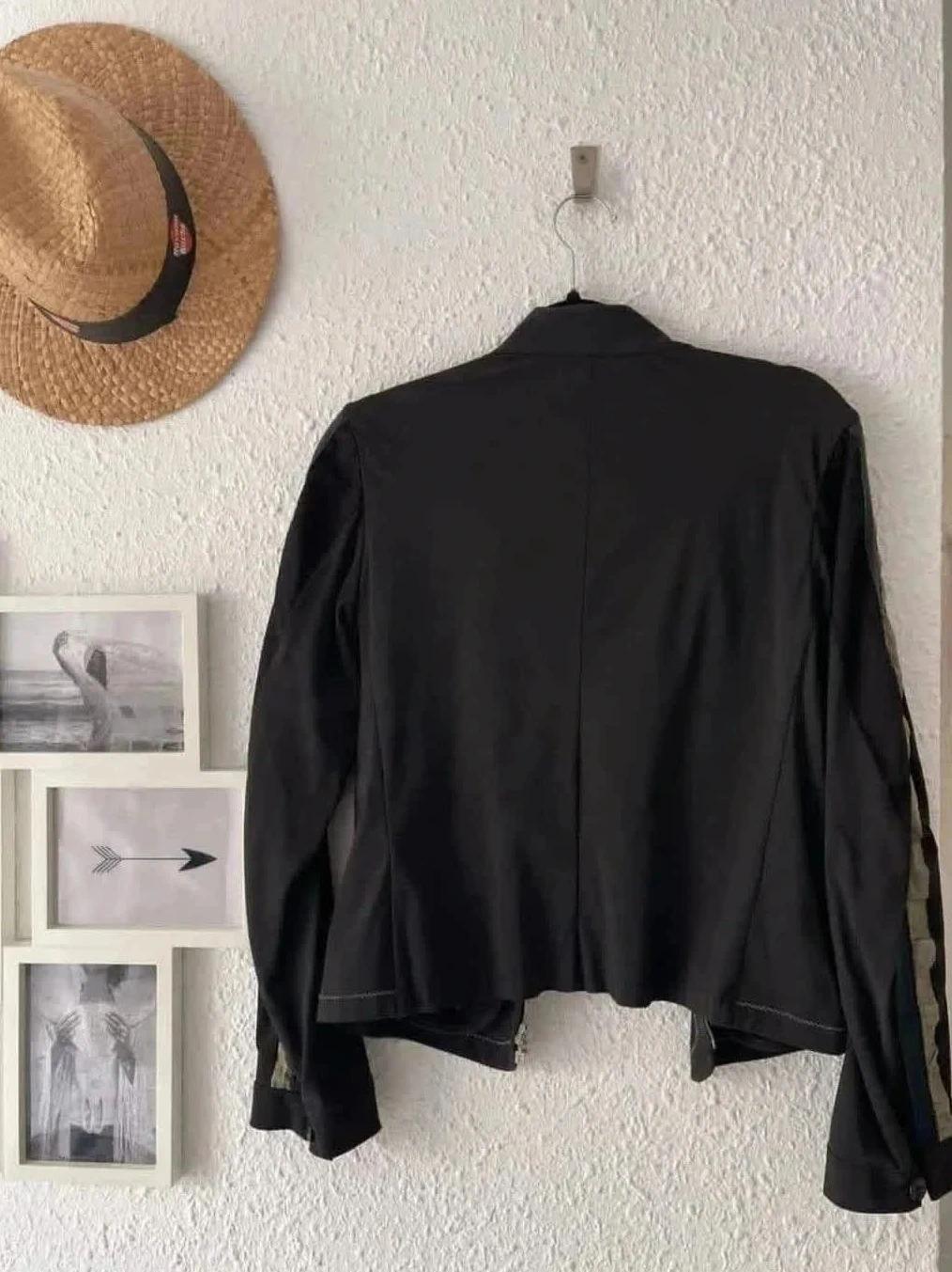 Veste noire Marithé + François Girbaud Cravatatakiller – Taille 38/40-b-250926-4200