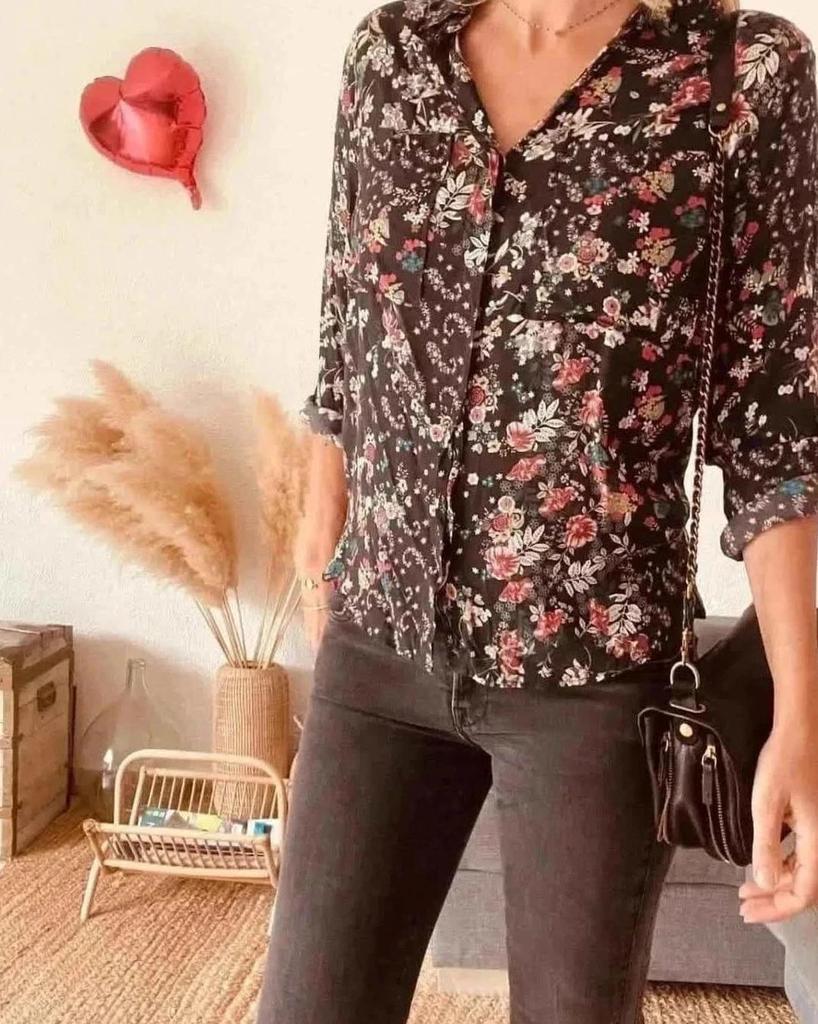 Chemise fluide fleurie Promod – Taille 36