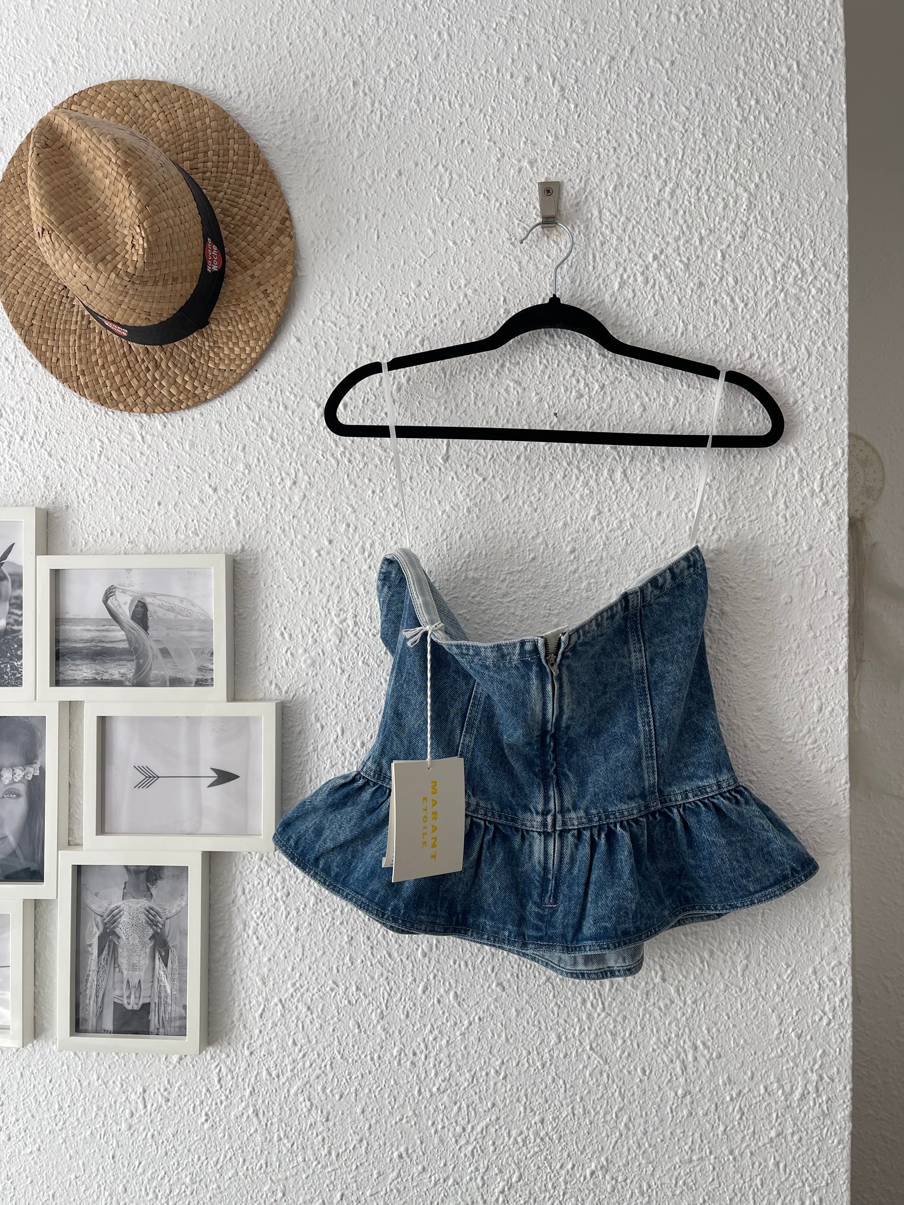 Top bustier denim Isabel Marant Étoile
