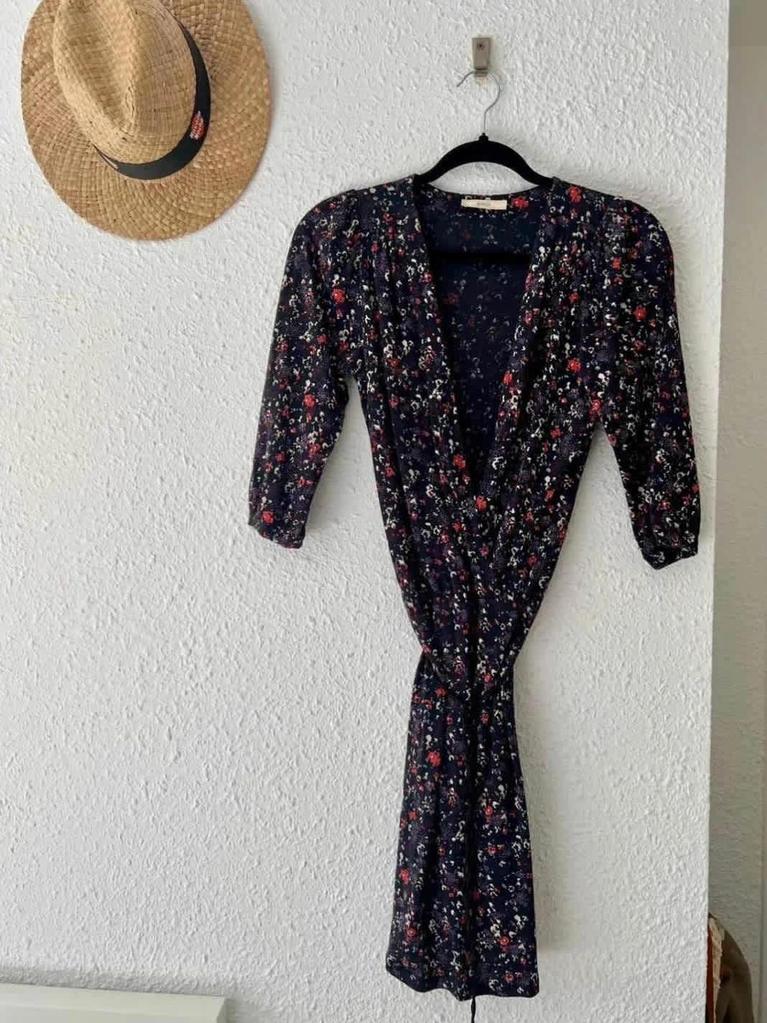 Robe Sessùn imprimée cache-cœur - Taille38/40 -b-260209-4340